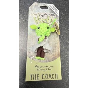 Watchover VOODOO DOLL Keychain, THE COACH Training For Success 3" Tall Yoda